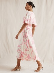 Albaray Pink Kimono Floral Dress - Imagen 5 de 6