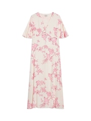 Albaray Pink Kimono Floral Dress - Imagen 6 de 6