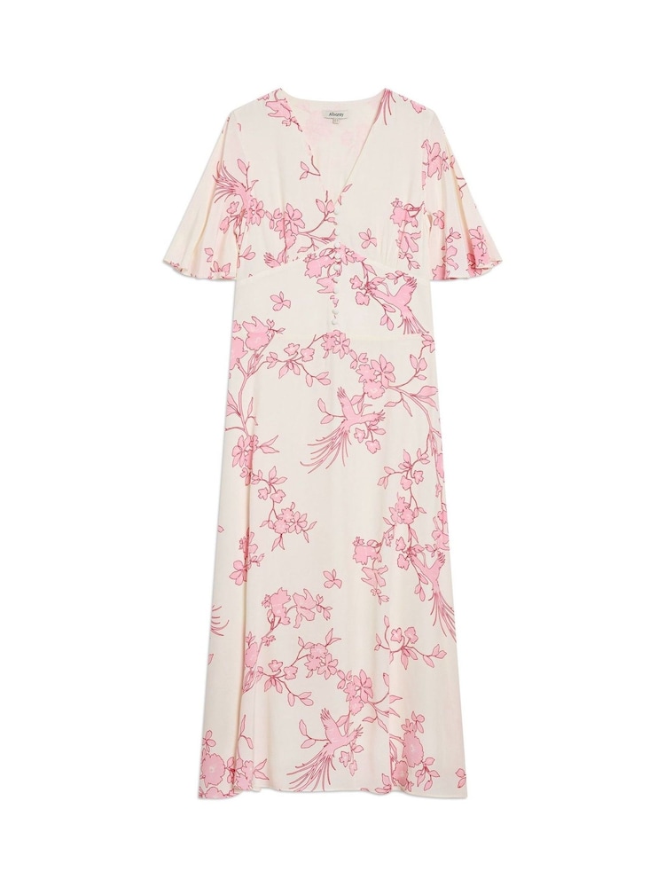 Albaray Pink Kimono Floral Dress - Imagen 6 de 6