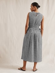 Albaray Gingham Black Dress - Image 2 of 5