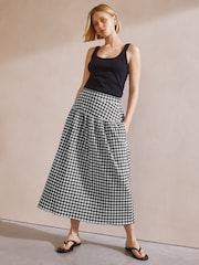Albaray - Zwarte gingham-rok - Image 1 of 4