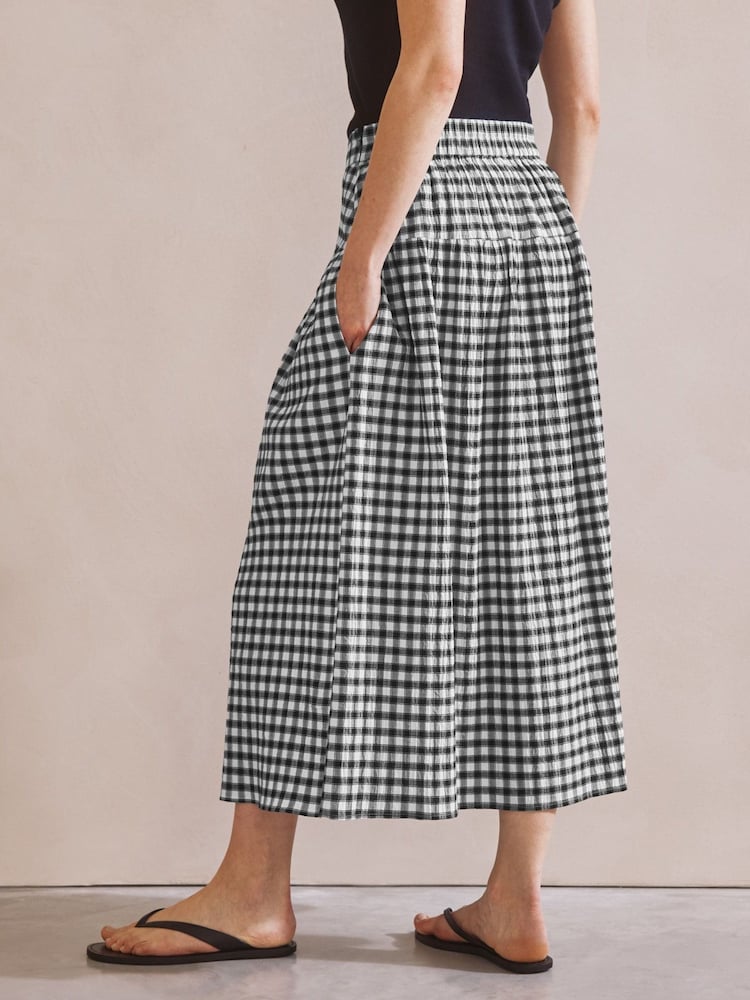 Albaray - Zwarte gingham-rok - Image 2 of 4