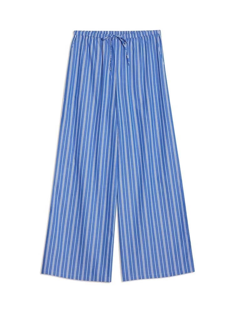 Albaray Blue Stripe Drawstring Trousers - Image 5 of 5