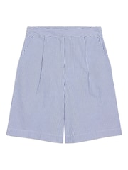 Albaray Blue Ticking Stripe Bermuda Shorts - Image 5 of 5
