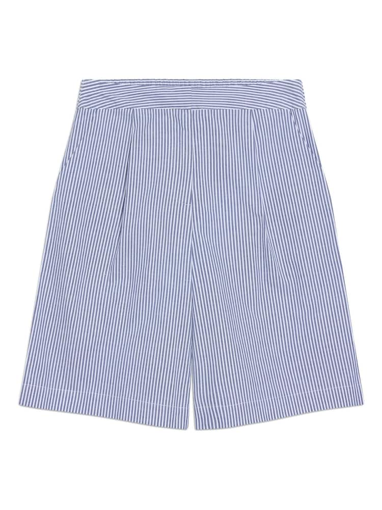 Albaray Blue Ticking Stripe Bermuda Shorts - Image 5 of 5