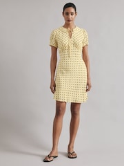 Albaray Yellow Spot Mini Dress - Image 1 of 5
