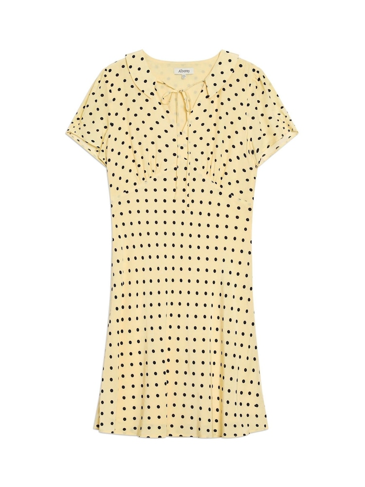 Albaray Yellow Spot Mini Dress - Image 5 of 5