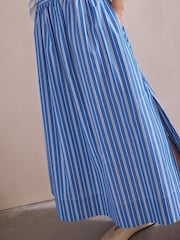 Albaray Blue Stripe Skirt - Image 3 of 5
