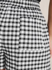 Albaray Gingham Black Shorts - Image 4 of 5