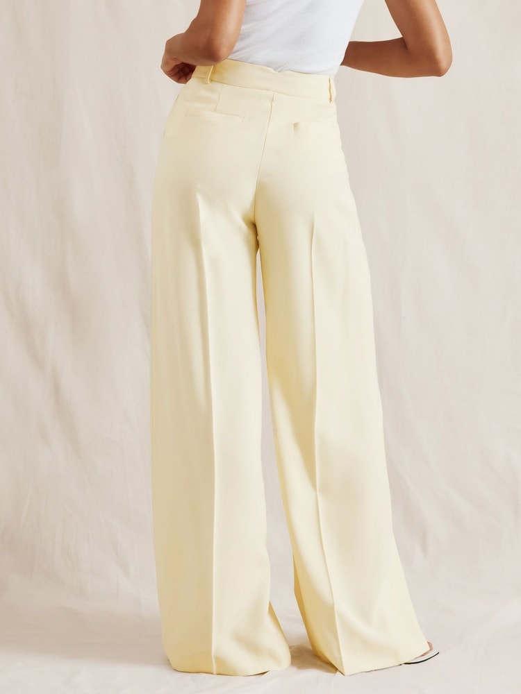 Albaray Cream Tailored Trousers - صورة 2 من 5
