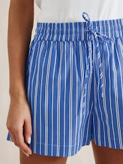 Albaray Blue Stripe Drawstring Shorts - Imagen 4 de 6