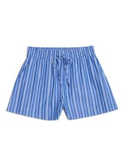 Albaray Blue Stripe Drawstring Shorts - Imagen 6 de 6