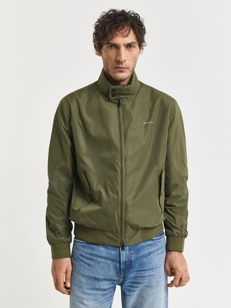 GANT Green Lightweight Harrington Jacket - Image 1 of 8 GANT Green Lightweight Harrington Jacket - Image 1 of 8