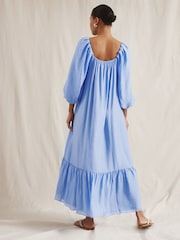 Albaray Blue Voluminous Dress - Image 2 of 5