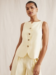 Albaray Cream Tailored Waistcoat - Image 1 of 7