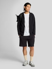 Lyle & Scott Black Diagonal Interlock Hooded Zip Through Hoodies - Image 2 of 6
