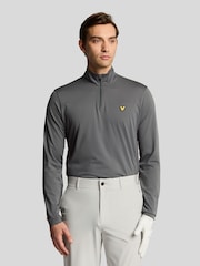Lyle & Scott Grey Golf Course Midlayer Joggers - Image 1 of 5