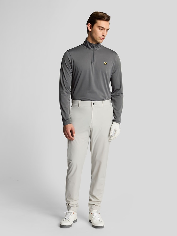 Lyle & Scott Grey Golf Course Midlayer Joggers - Image 4 of 5
