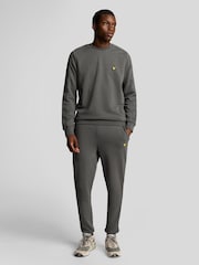 Lyle & Scott Grey Tape Crew Neck Joggers - Image 4 of 5