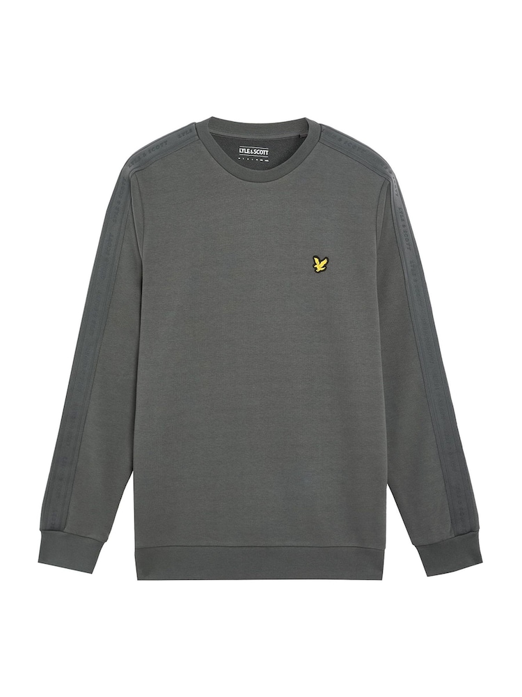 Lyle & Scott Grey Tape Crew Neck Joggers - Image 5 of 5