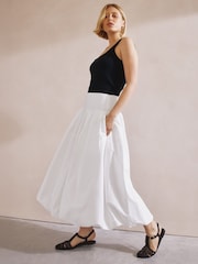 Albaray Puff 100% Organic Cotton Ball White Skirt - Image 1 of 7