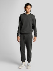 Lyle & Scott Grey 100% Cotton Superfine Slim Sweatpants - Image 1 of 5