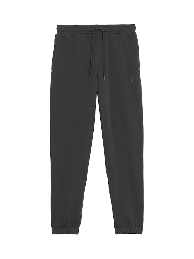 Lyle & Scott Grey 100% Cotton Superfine Slim Sweatpants - Image 5 of 5