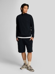 Lyle & Scott Blue Superfine Sweatshorts - Image 1 of 5