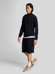Lyle & Scott Blue Superfine Sweatshorts - Image 3 of 5