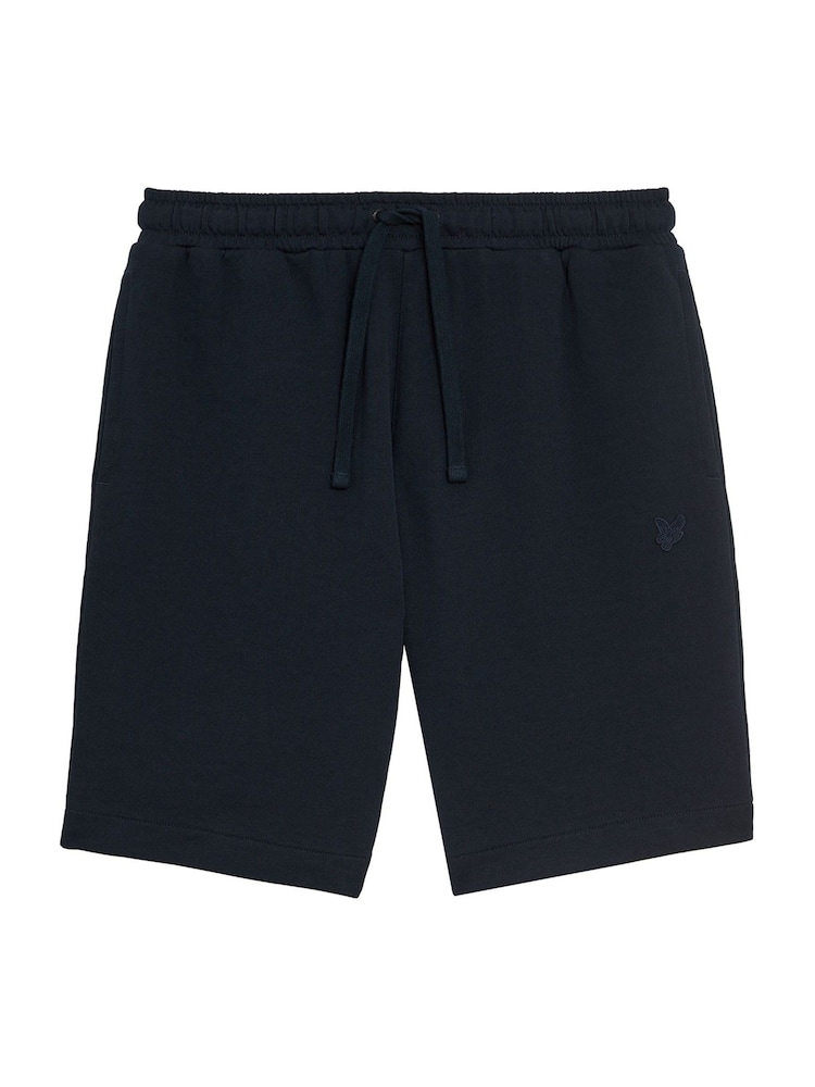 Lyle & Scott Blue Superfine Sweatshorts - Image 5 of 5