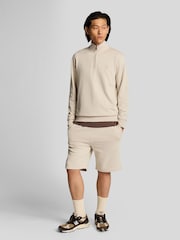 Lyle & Scott Cream Superfine Sweatshorts - Image 1 of 5
