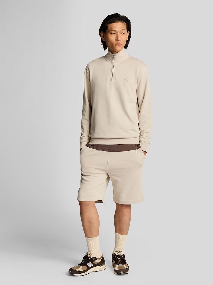 Lyle & Scott Cream Superfine Sweatshorts - Image 1 of 5