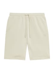 Lyle & Scott Cream Superfine Sweatshorts - Image 5 of 5