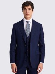 MOSS Blue Italian Tailored Fit Bright Jacket - Image 1 of 5