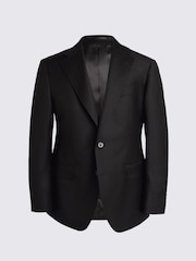 črna - MOSS moška obleka iz italijanskega kroja iz kepra - Slika 7 iz 7