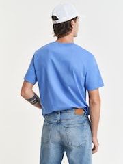 GANT Blue 100% Cotton Graphic T-Shirt - Image 2 of 4