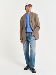 GANT Blue 100% Cotton Graphic T-Shirt - Image 3 of 4