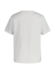 Blanco - Camiseta con gráfico de algodón 100 % de corte estándar de GANT - Imagen 5 de 5