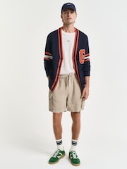 Gant 100% льняные шорты карго с поясом на завязке - Изображение 3 из 5