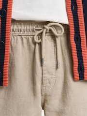 Gant 100% льняные шорты карго с поясом на завязке - Изображение 4 из 5