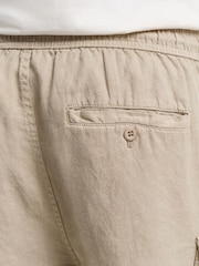 Gant 100% льняные шорты карго с поясом на завязке - Изображение 5 из 5