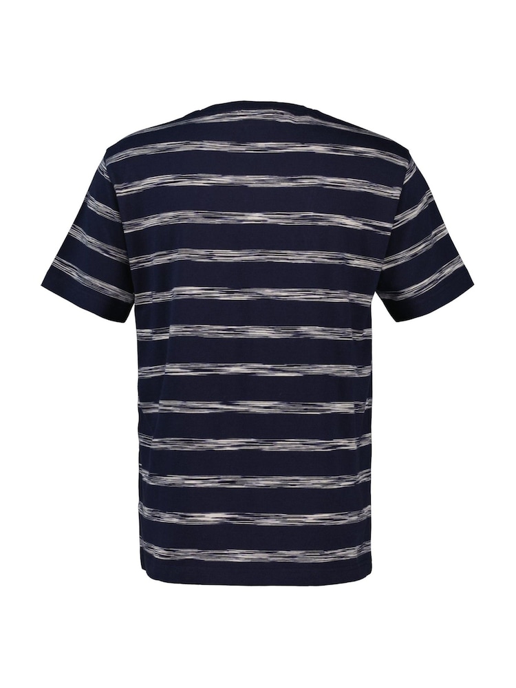 GANT Blue 100% Cotton Striped T-Shirt - Image 3 of 3