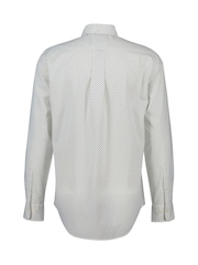 Crema - GANT Regular Fit 100% Cotton Micro Print Shirt - Imagen 2 de 2