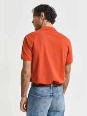 GANT Regular Fit 100% Cotton Shield Piqué Polo Shirt - صورة 2 من 4