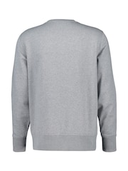 GANT Grey Graphic Crew Neck Sweatshirt - Image 3 of 3