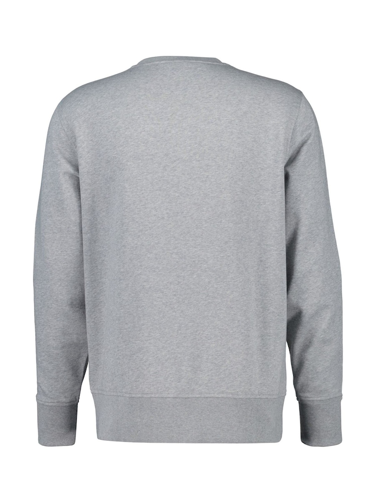 GANT Grey Graphic Crew Neck Sweatshirt - Image 3 of 3 GANT Grey Graphic Crew Neck Sweatshirt - Image 3 of 3