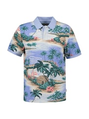 GANT Resort Holiday Print Polo Shirt - Slika 4 iz 5