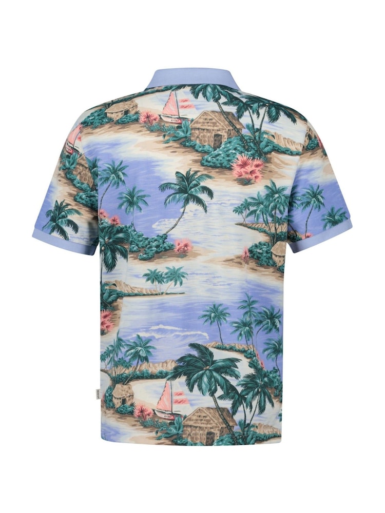 GANT Resort Holiday Print Polo Shirt - Slika 5 iz 5
