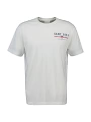 GANT Cream 100% Cotton Graphic Print T-Shirt - Image 1 of 2
