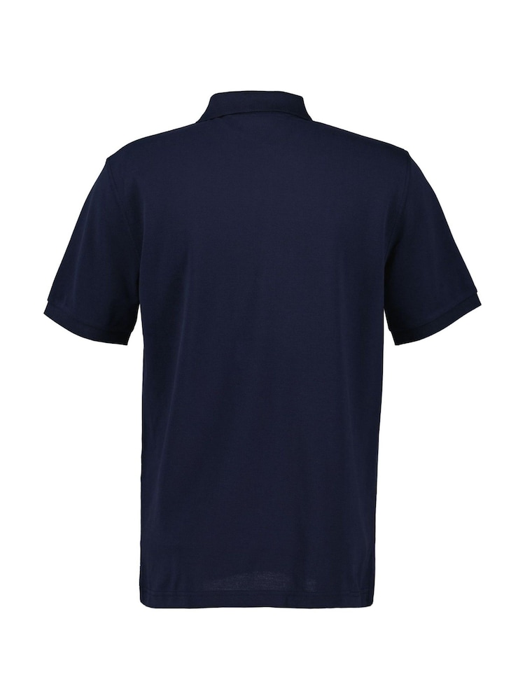 GANT Blue 100% Cotton Tonal Shield Polo Shirt - Image 2 of 2